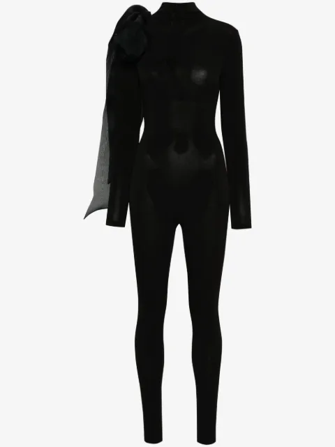 Atu Body Couture combinaison drapée à fronces