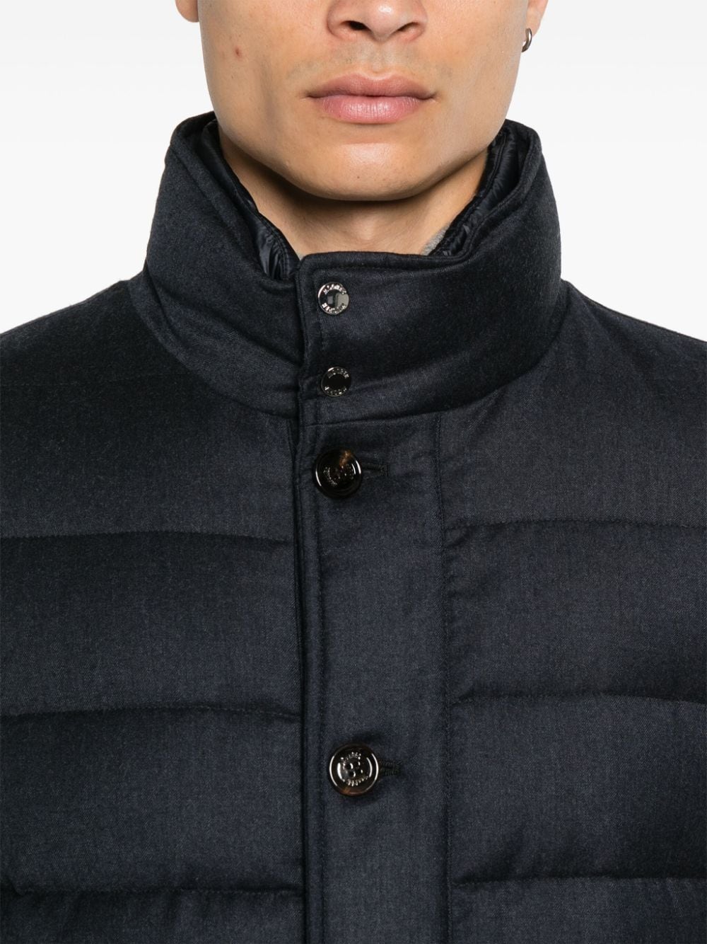 Shop Moorer Caleagari-l Jacket In Blue