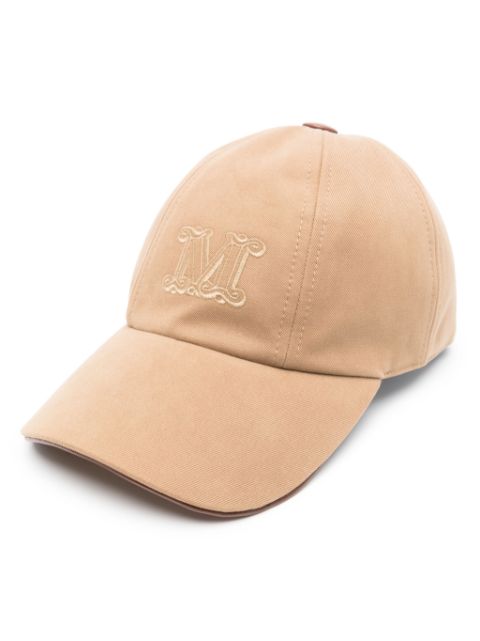 Max Mara logo-embroidered twill cap Women