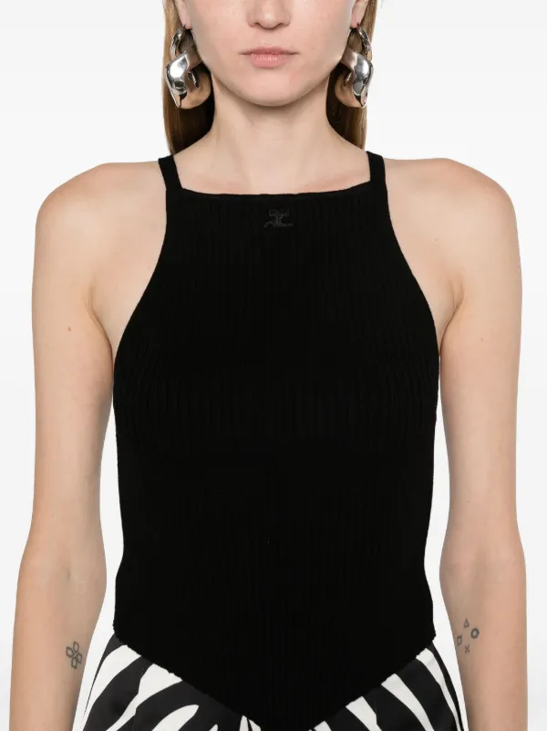 Courrèges Signature Top | Black | FARFETCH CA