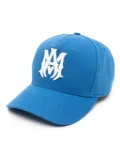 AMIRI logo-embroidered canvas cap - Blue