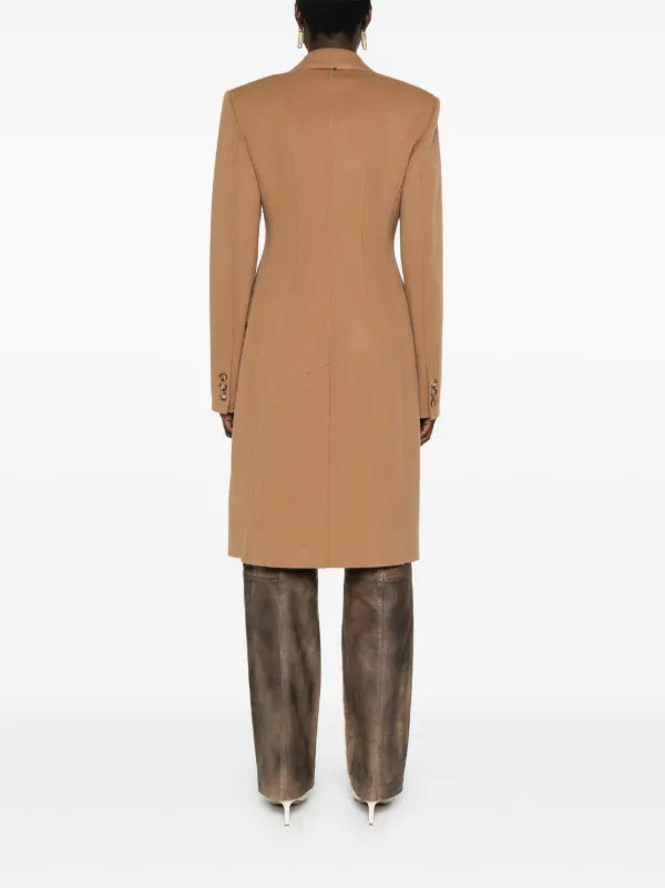 Sportmax double-breasted Wool Coat | Brown | FARFETCH BH