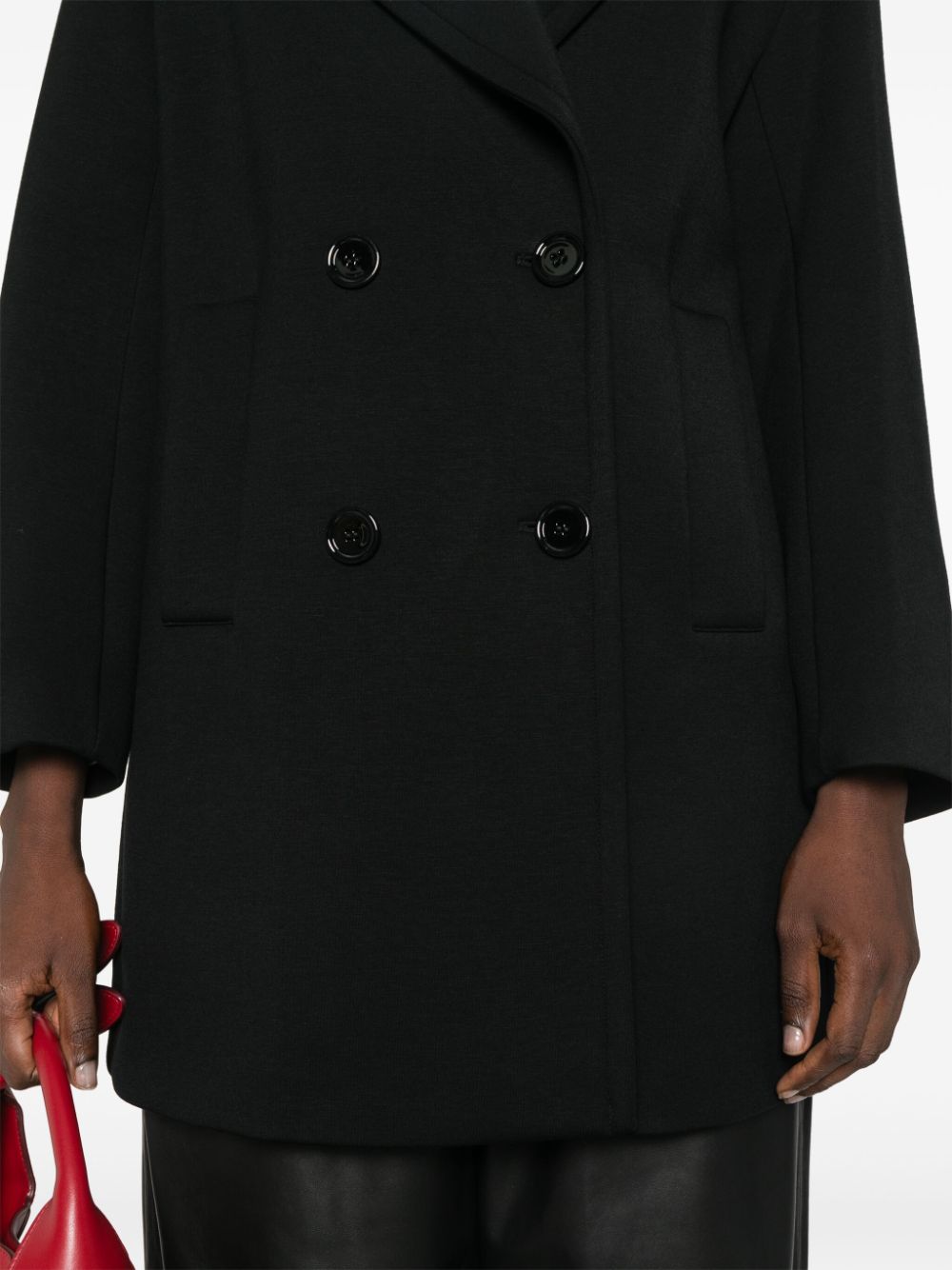 'S Max Mara scuba-jersey peacoat Women