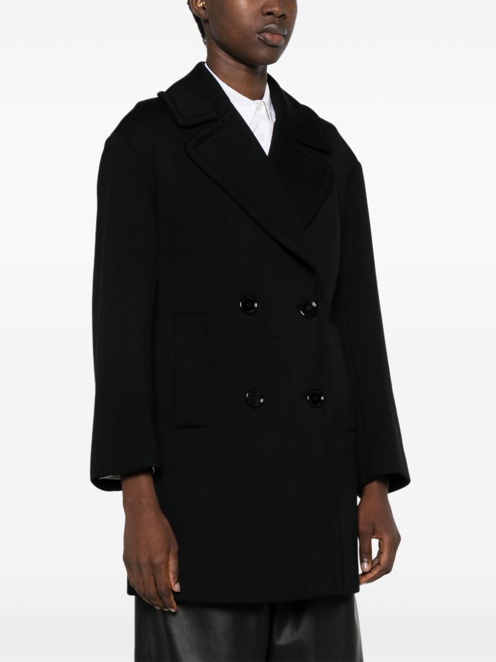 'S Max Mara scuba-jersey peacoat Women