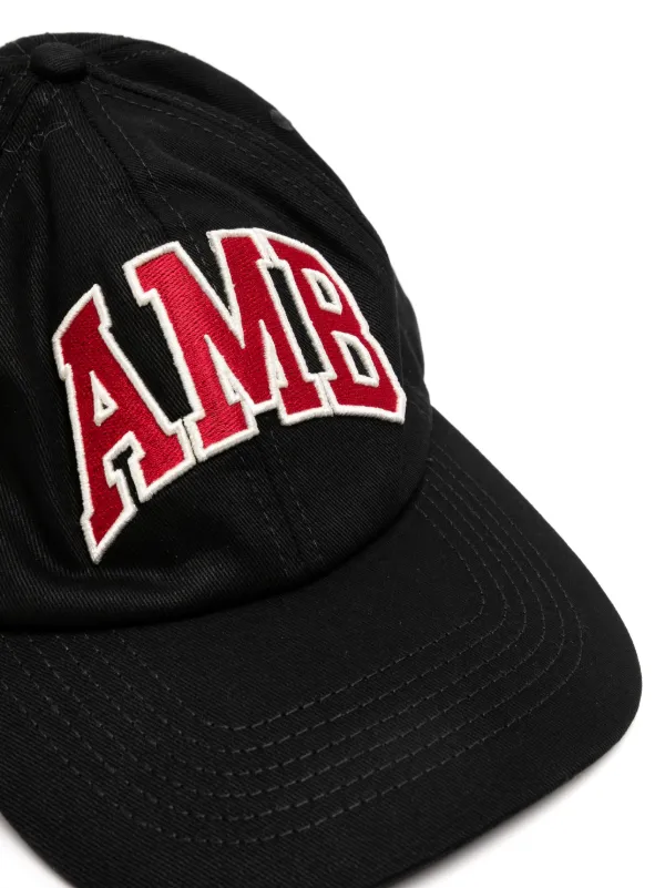 AMBUSH ロゴ キャップ | ブラック | FARFETCH JP