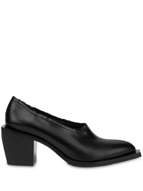 Moschino 60mm leather pumps