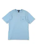 POLO RALPH LAUREN KIDS Polo Pony patch-pocket T-shirt - Blue