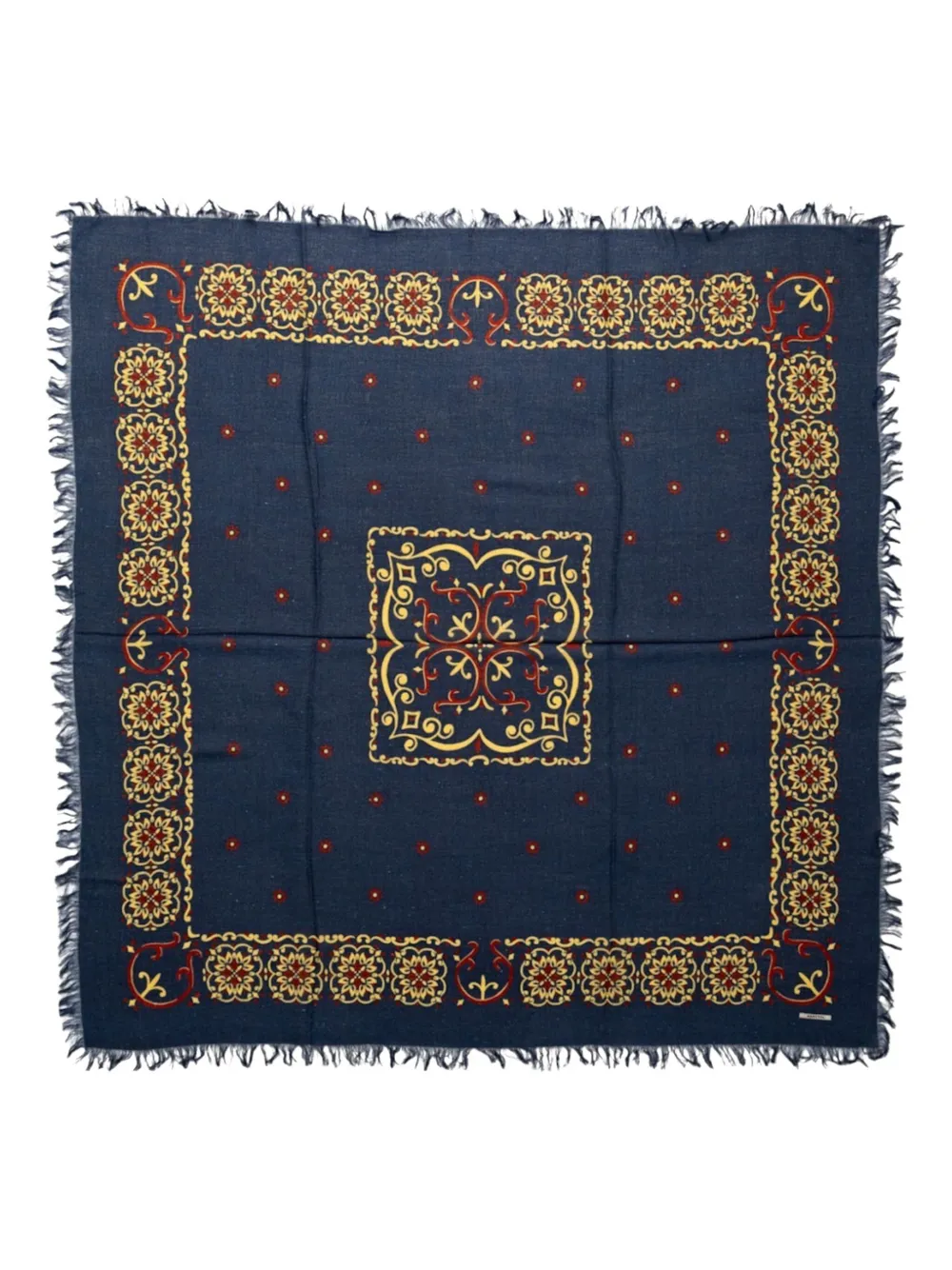 KAPITAL frayed patterned scarf | Image 2
