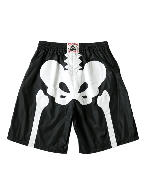 KAPITAL Bone Swim Shorts | Black | FARFETCH