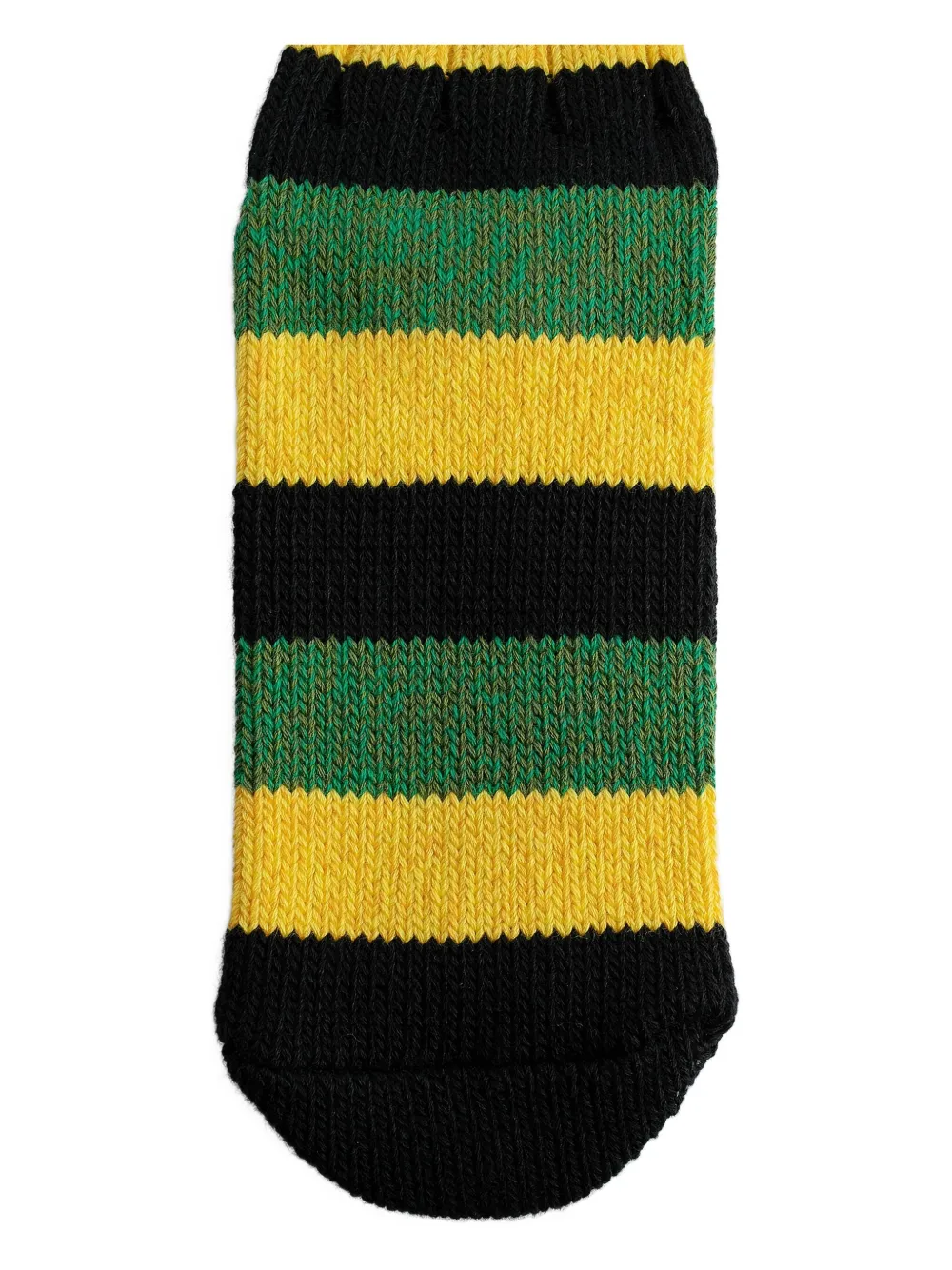 Kapital 56 Yarns Rasta Rainbowy Happy Heel Socks In Black