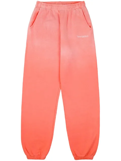 Sporty & Rich faded straight-leg track pants