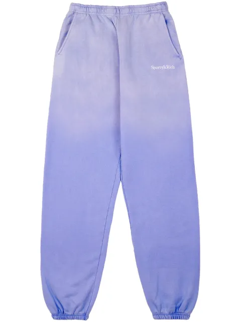 Sporty & Rich faded straight-leg track pants