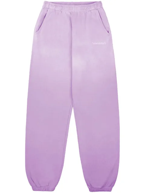 Sporty & Rich faded straight-leg track pants