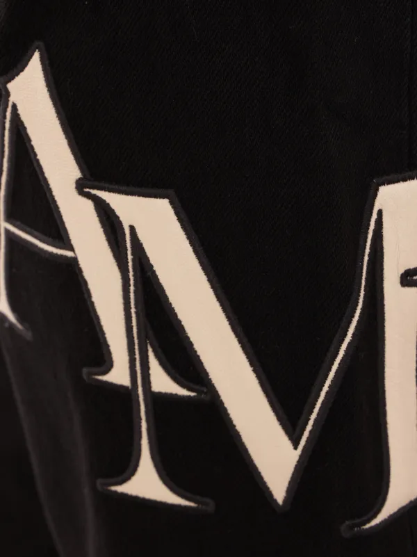【関税込み】AMIRI ブラック 'AMIRI' Staggered フーディ AMIRI Staggered パーカー | ブラック | FARFETCH JP