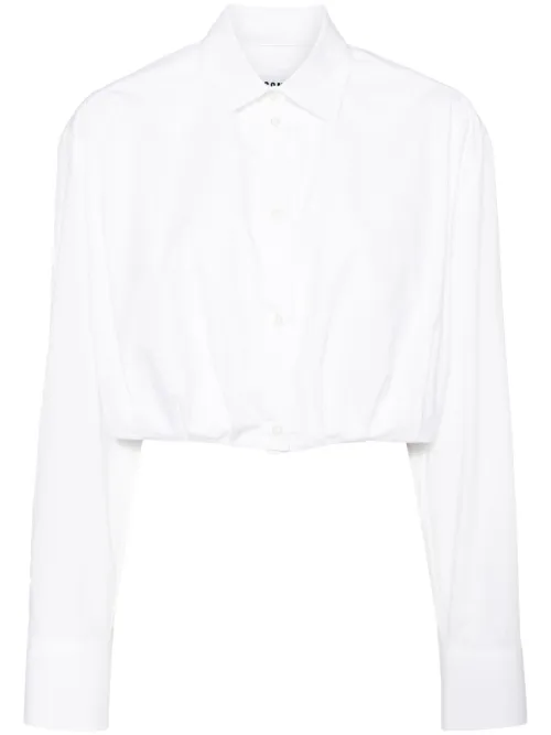 Chemise crop à ornements - MSGM - Modalova