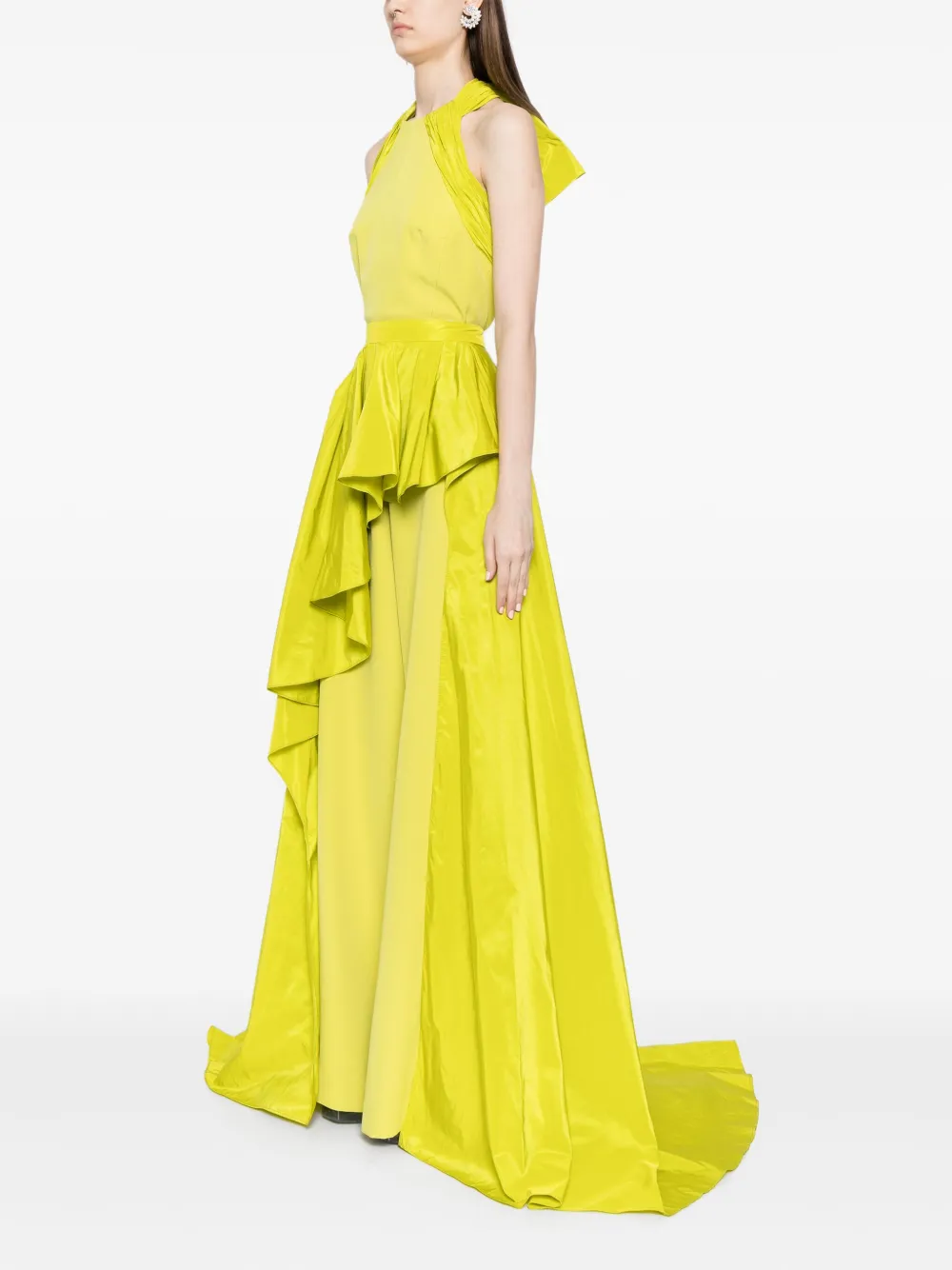 Saiid Kobeisy Mouwloze jumpsuit Groen