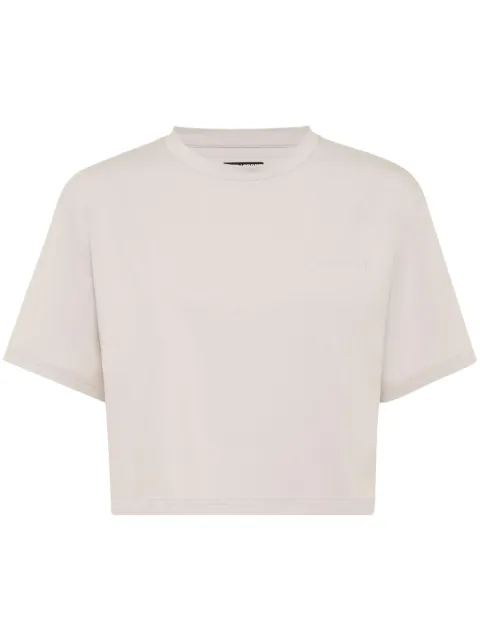 Plein Sport cropped crew-neck T-shirt