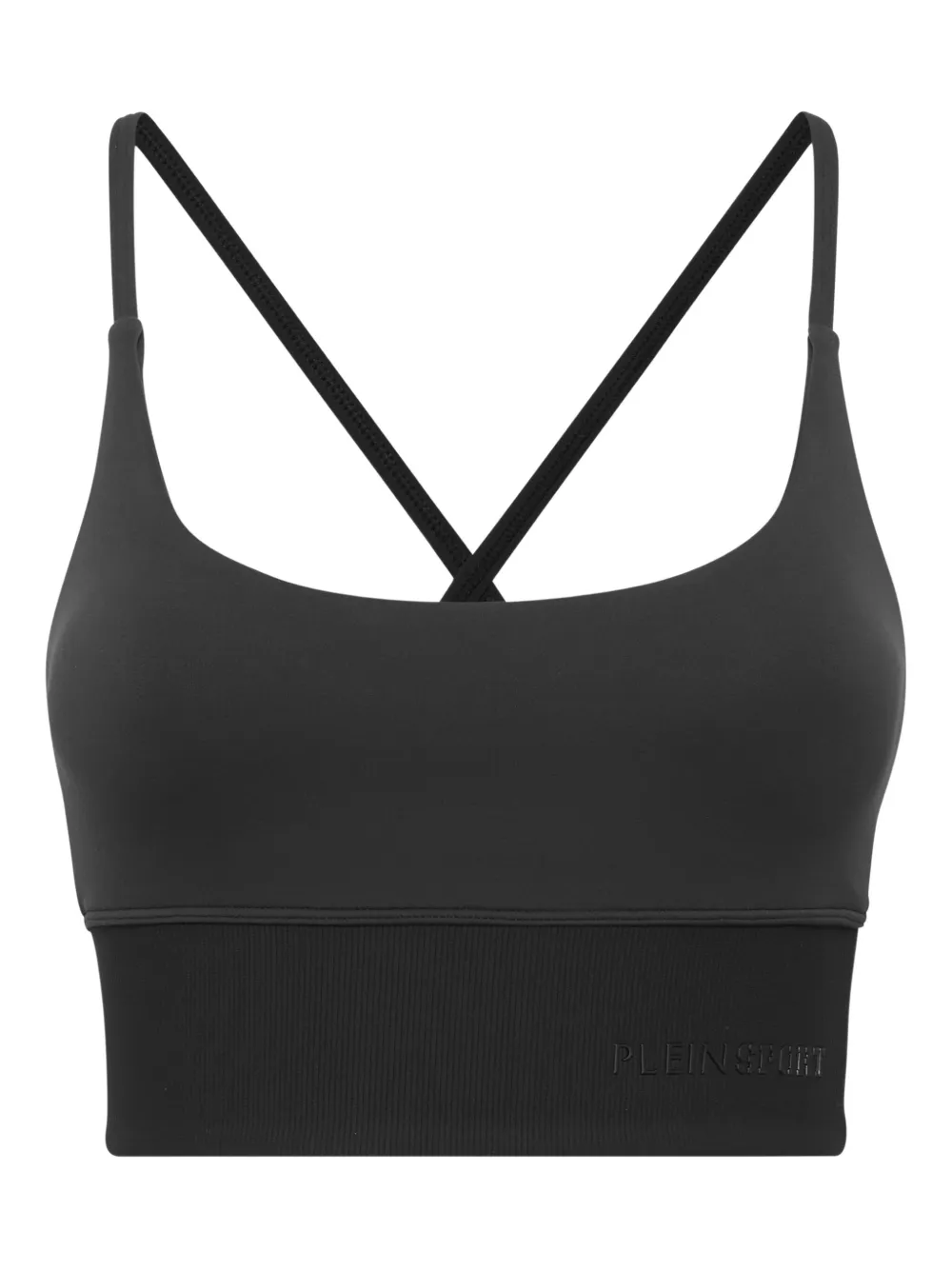 cross-back sports bra