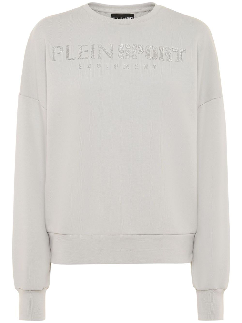 Shop Plein Sport Jogging Sweatshirt In Grey