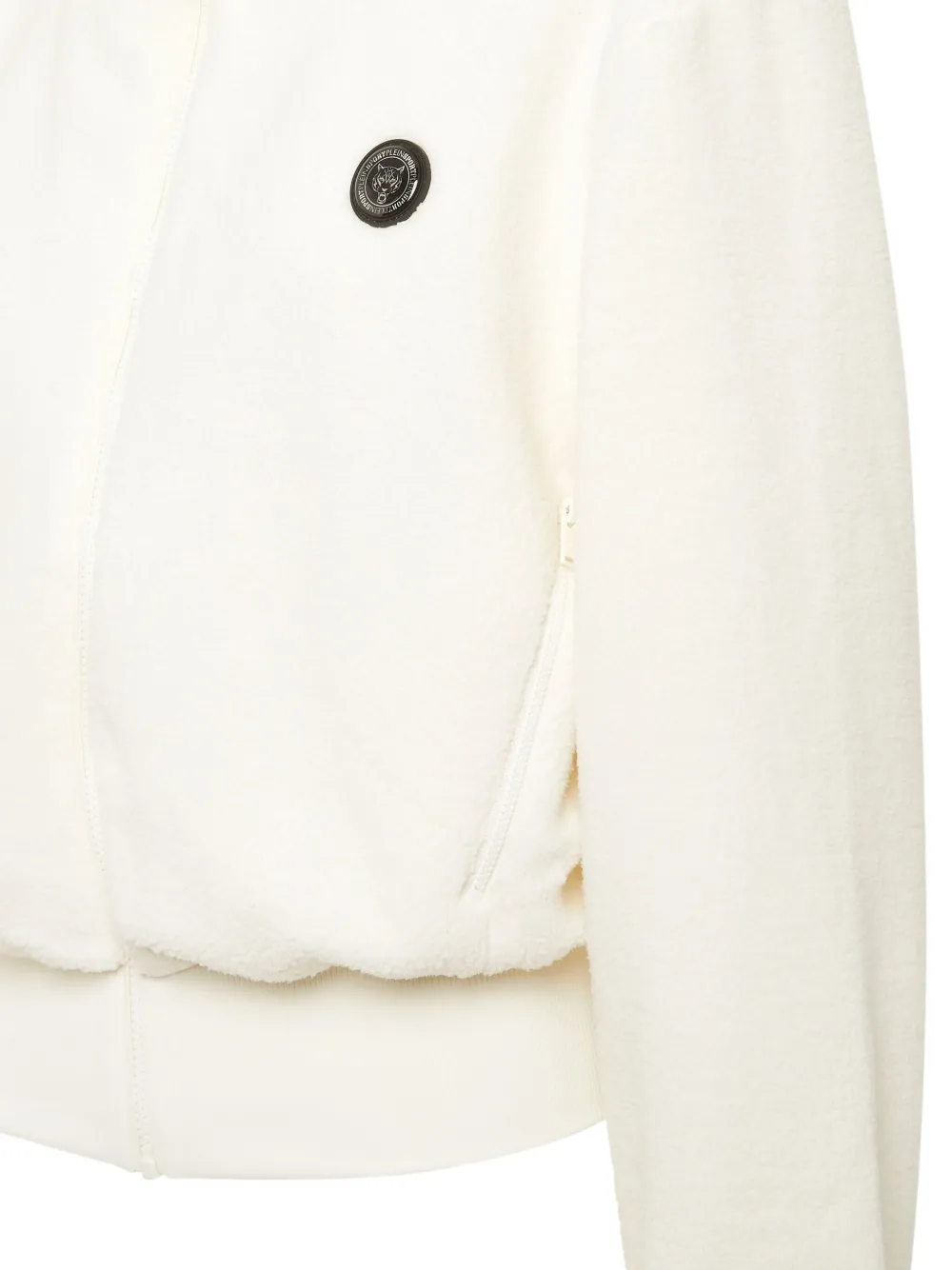 Plein Sport Hoodie met logoplakkaat Wit
