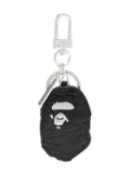 A BATHING APE® Ape Head leather keychain - Black