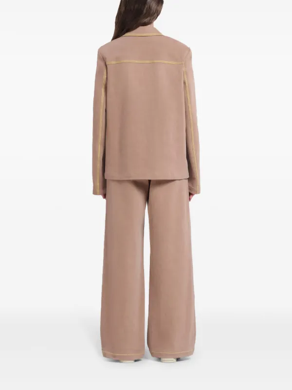 Marni コントラストステッチ ジャケット | ニュートラル | FARFETCH JP