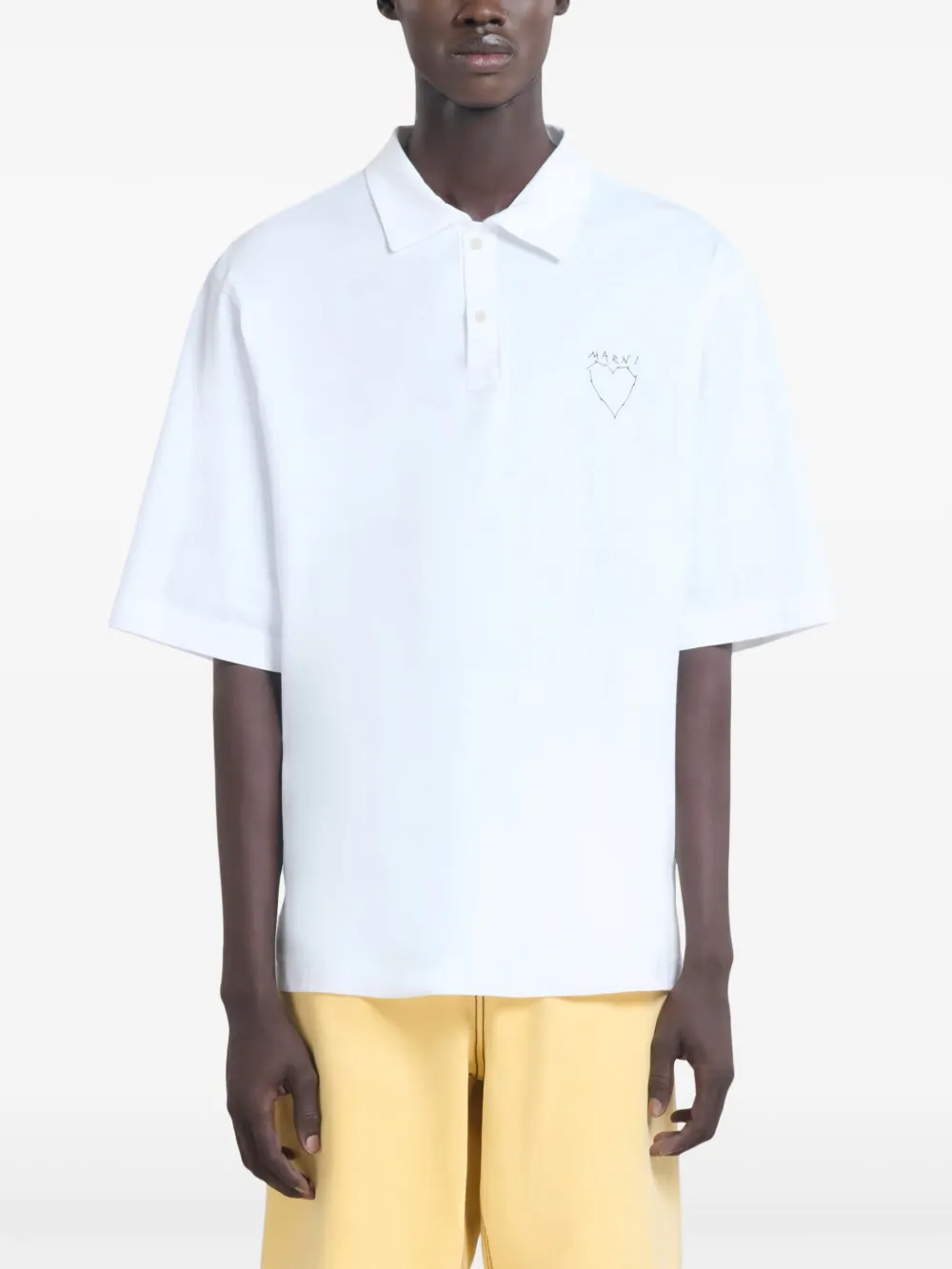 Marni playera tipo polo con estampado gráfico | Image 2