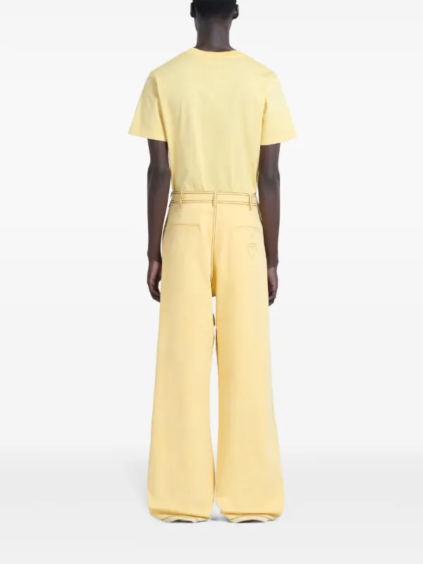 Marni コントラストステッチ パンツ | イエロー | FARFETCH JP