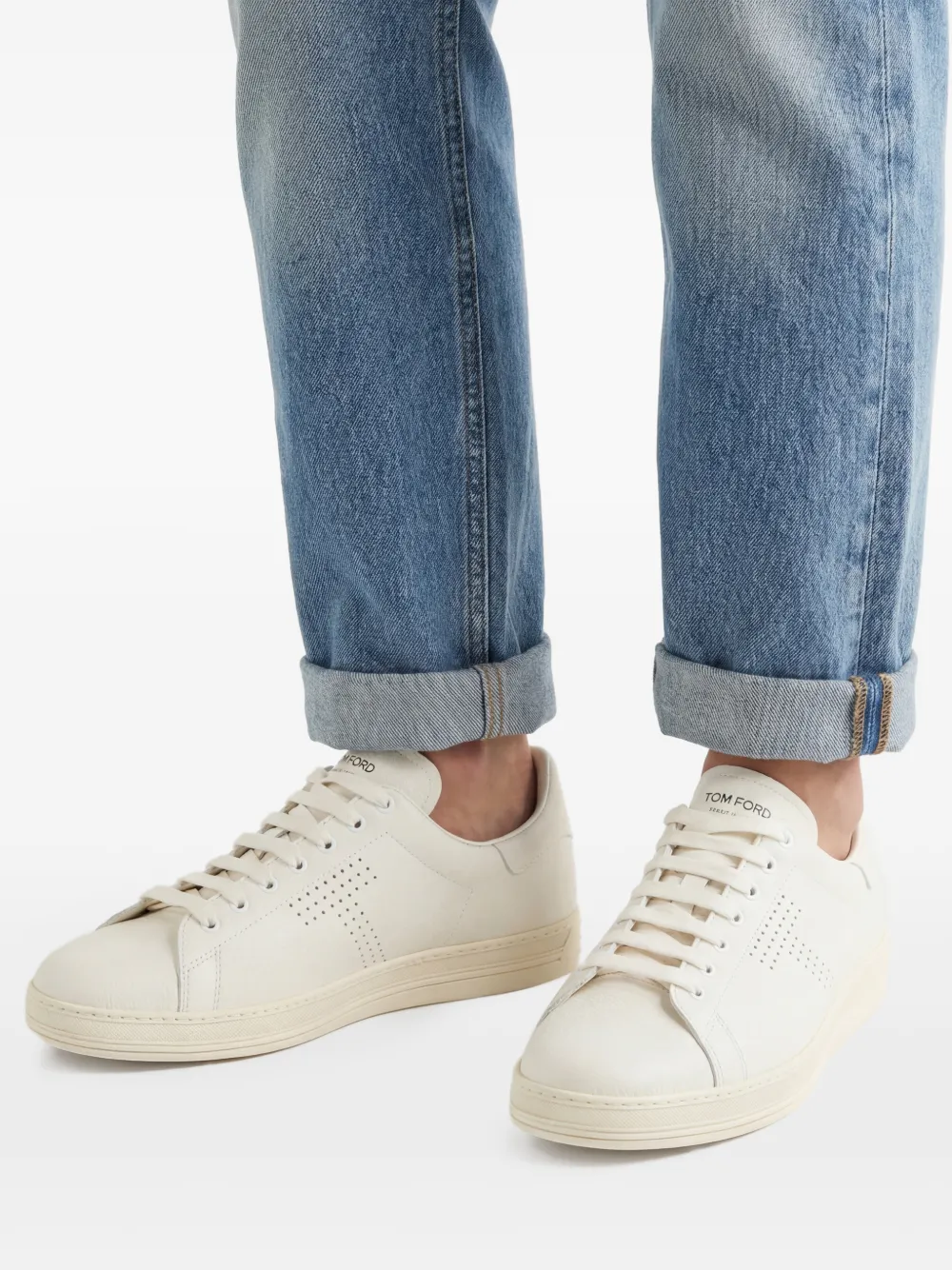 TOM FORD Warwick low-top sneakers Beige