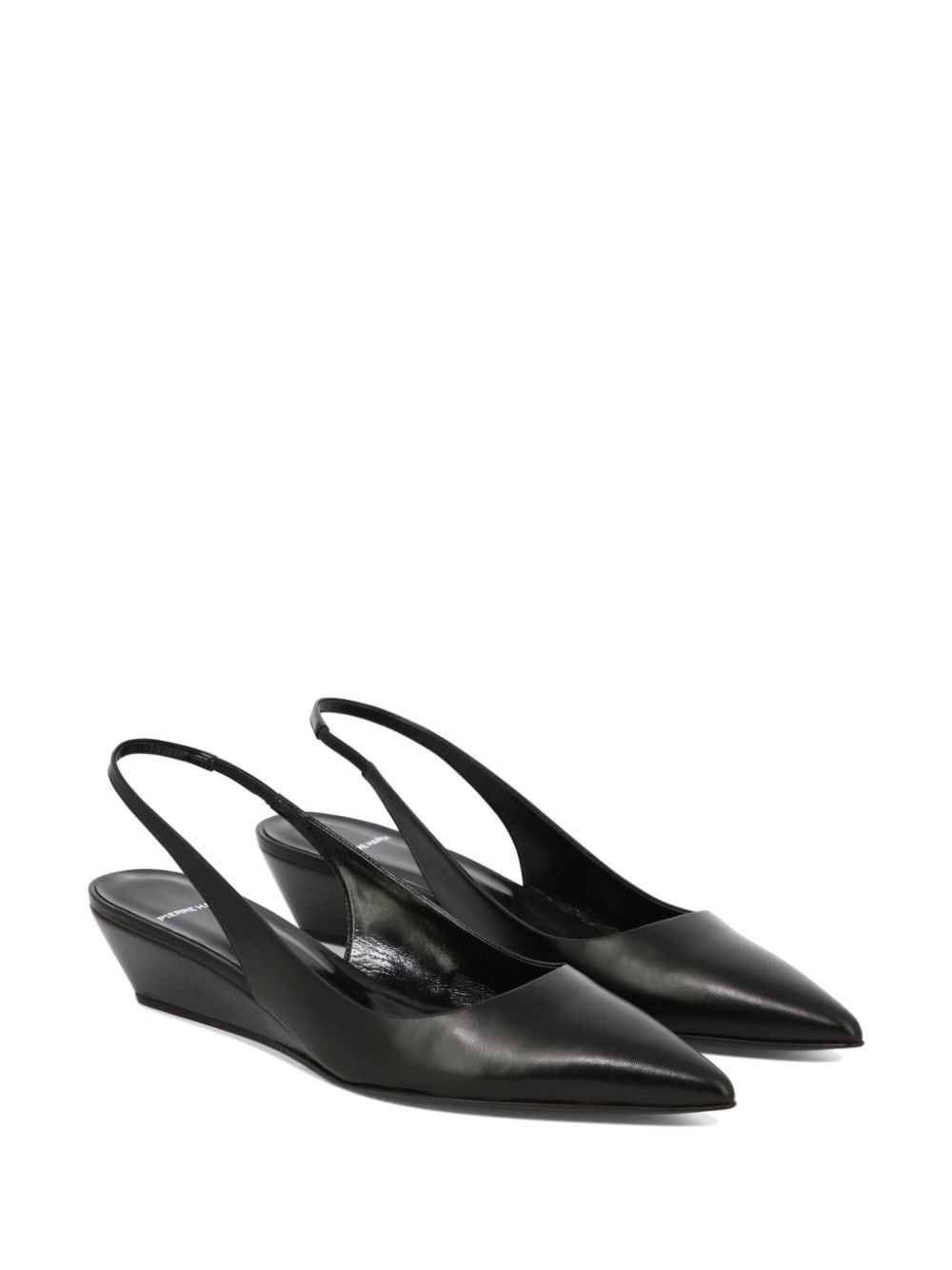 Shop Pierre Hardy Amber Leather Pumps In Black