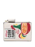 Anya Hindmarch Corn Flakes leather wallet - White