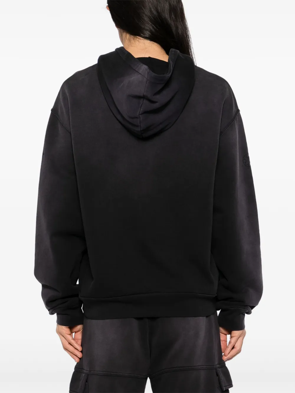 1017 ALYX 9SM Boxy hoodie met geverfd detail Grijs