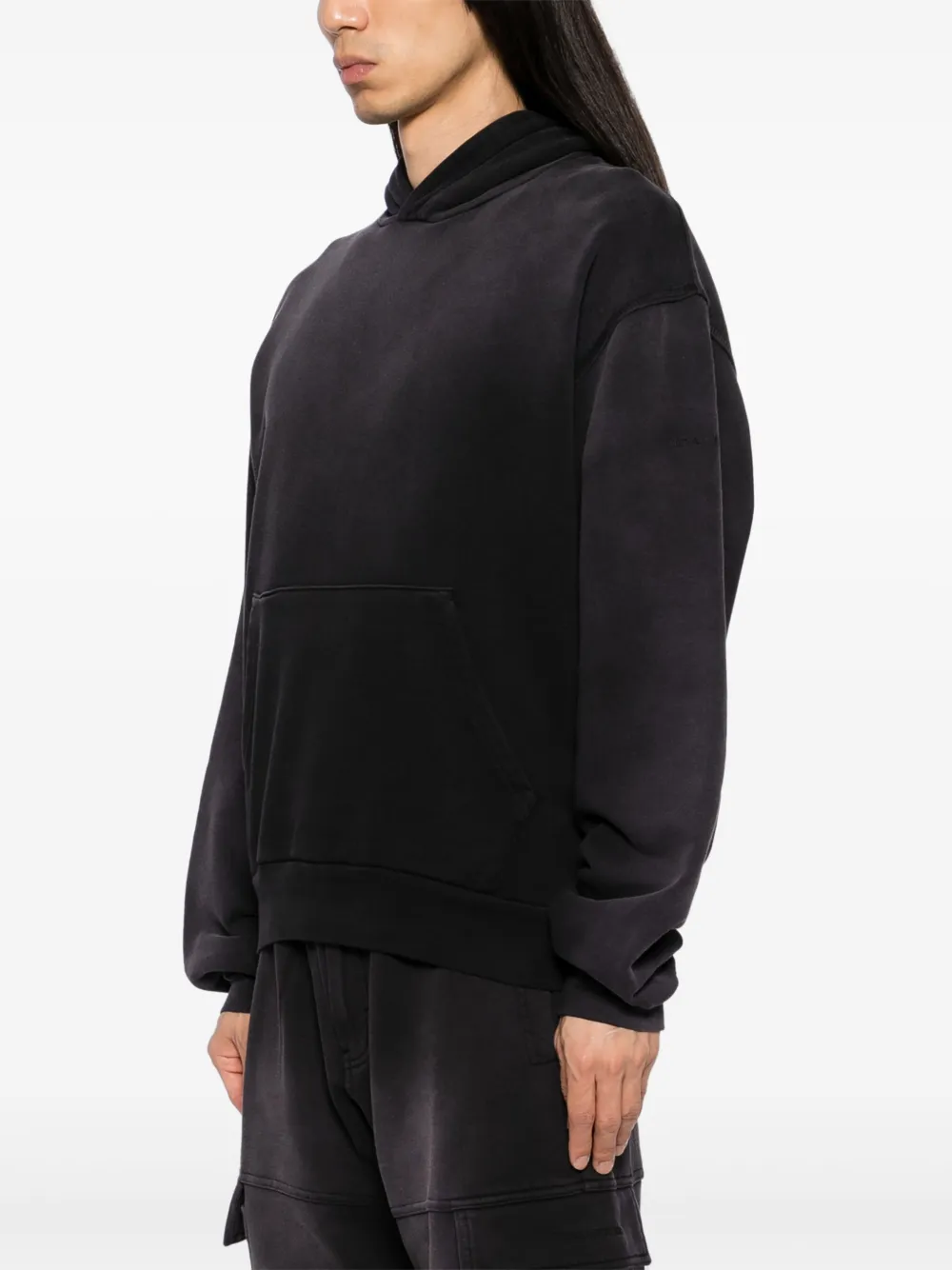 1017 ALYX 9SM Boxy hoodie met geverfd detail Grijs