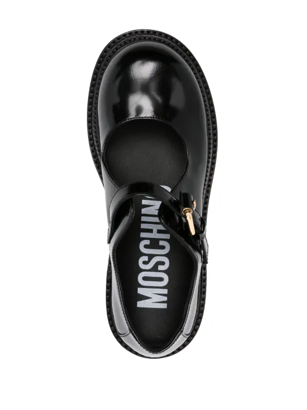 Moschino Olivia Loafers | Black | FARFETCH