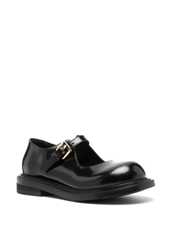 【関税&送料込】Moschino Mary Jane Olivia Moschino Olivia Loafers | Black | FARFETCH