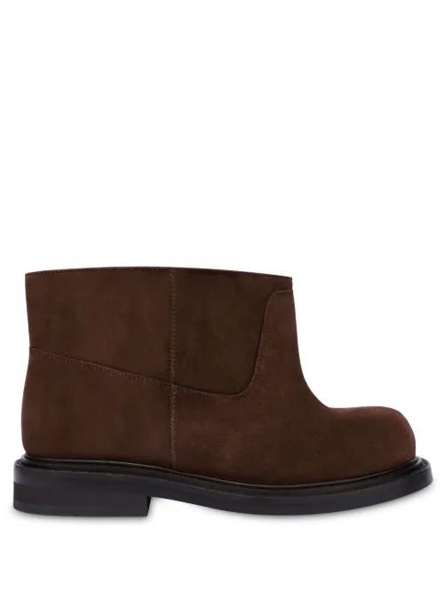 Moschino bottines en daim - Marron - Moschino - Modalova