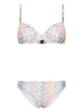 Missoni Carioca Micro Chevron bikini set - White