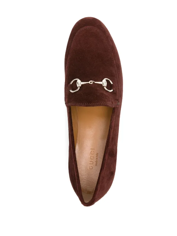 Gucci Horsebit suede loafers women Calf Suede Calf Leather Calf Leather 36 Brown