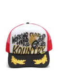 KAPITAL Kountry Racer truck cap - White