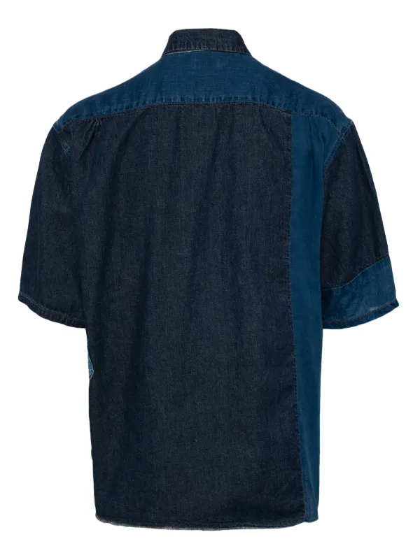 【美品】KAPITALカトマンズシャツ kapital カトマンズシャツデニムシャツ パッチワーク