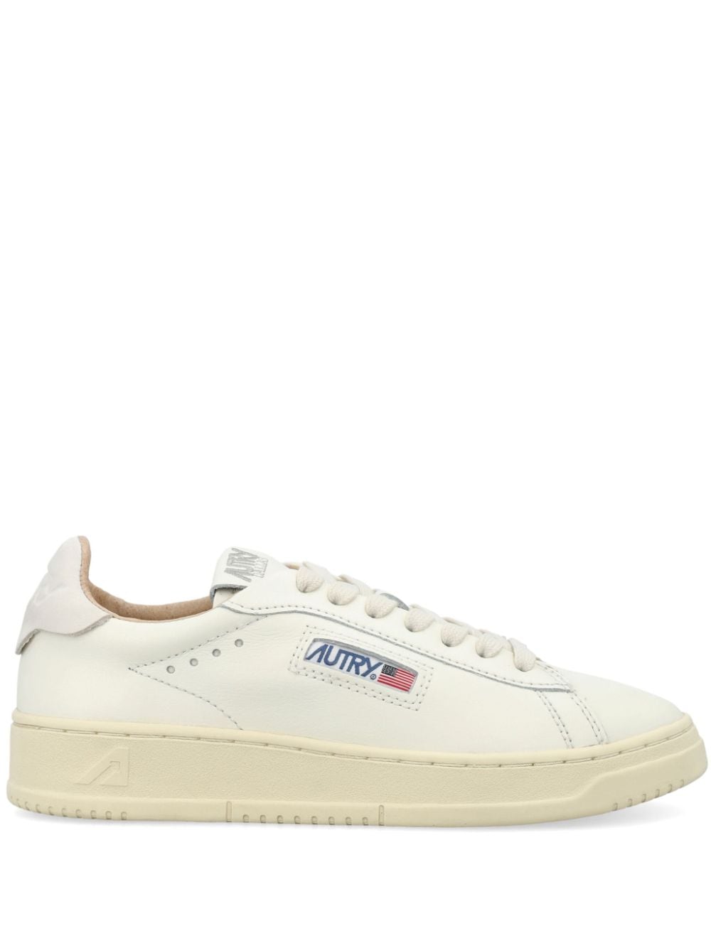 Autry Dallas Low Leather Sneakers In White