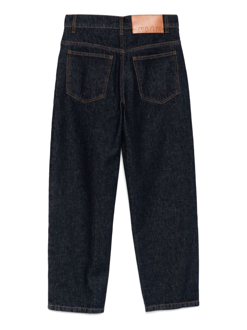 MSGM Jeans verfraaid met kristallen - Blauw