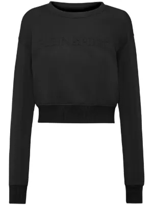 Adidas By Stella McCartney logo-detail long-sleeve Top | Black