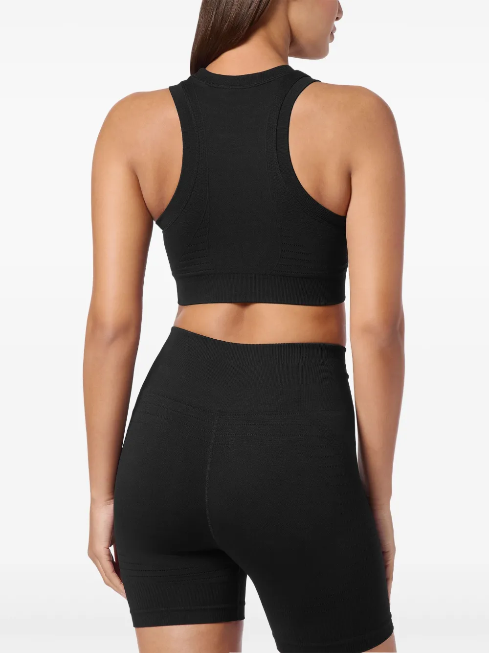 Plein Sport Tanktop met logoprint Zwart