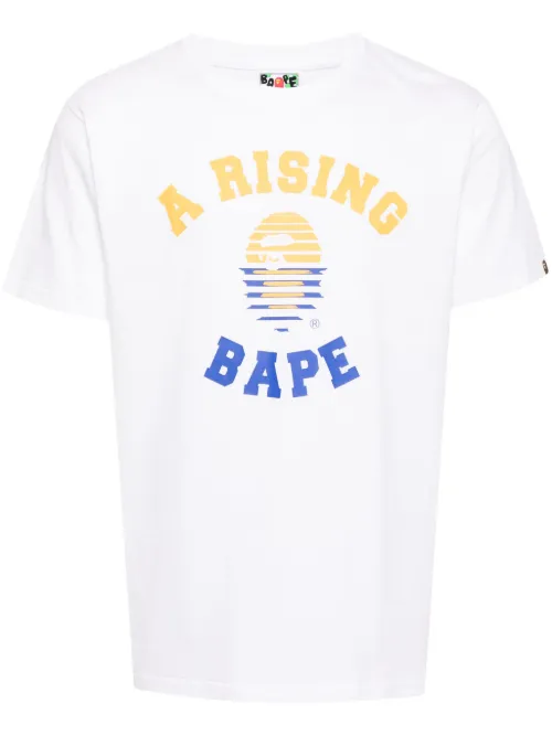 T-shirt en coton à logo imprimé - A BATHING APE® - Modalova