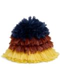 Marni fringed bucket hat - Blue