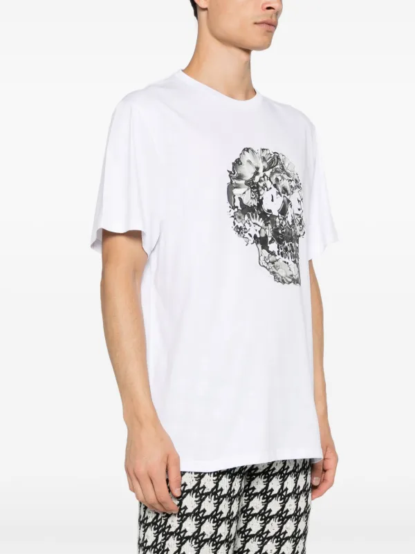 ALEXANDER MCQUEEN Skull Print Cotton T-shirt Alexander McQueen
