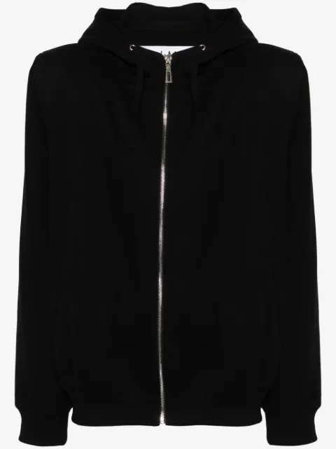 Almaz shoulder-pads cotton hoodie