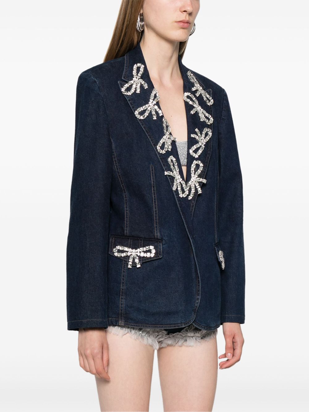 Tagliatore single-breasted denim blazer Women