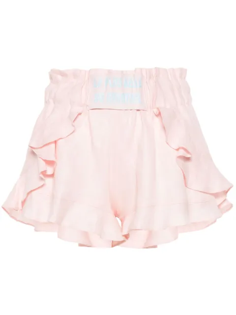 Loulou cotton ruffled shorts 